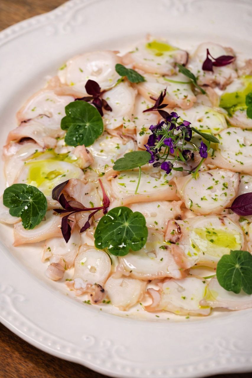 Carpaccio z ośmiornicy